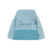 Boboli Baby's Tricot Jacket with Hood Light Blue109123
