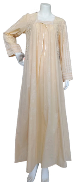 BEIGE soft cotton lace dress 60040-L