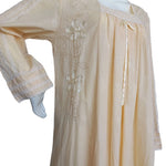 BEIGE soft cotton lace dress 60040-L