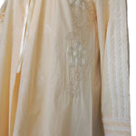 BEIGE soft cotton lace dress 60040-L