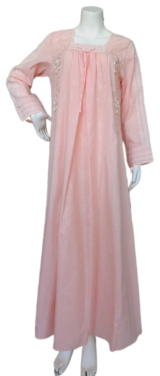 PEACH soft cotton lace dress 60040-L