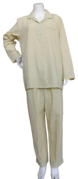 Two-piece cotton feather pajamas 25-11-D-1