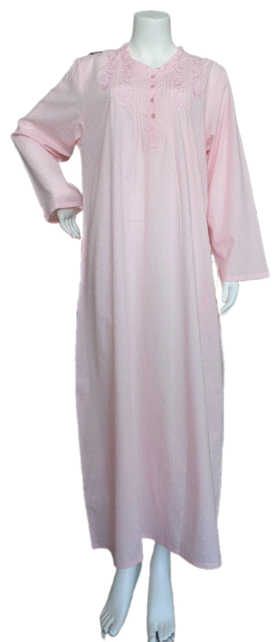 Women's cotton button-up dress 25-12-B-2