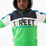 Boboli hoodie multicolor 349095