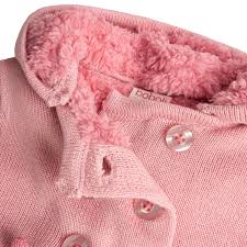 Boboli Baby Hooded Tricot Jacket Pink 109112-3872