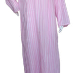 Women's striped long-sleeved cotton dress 25-20-B-3