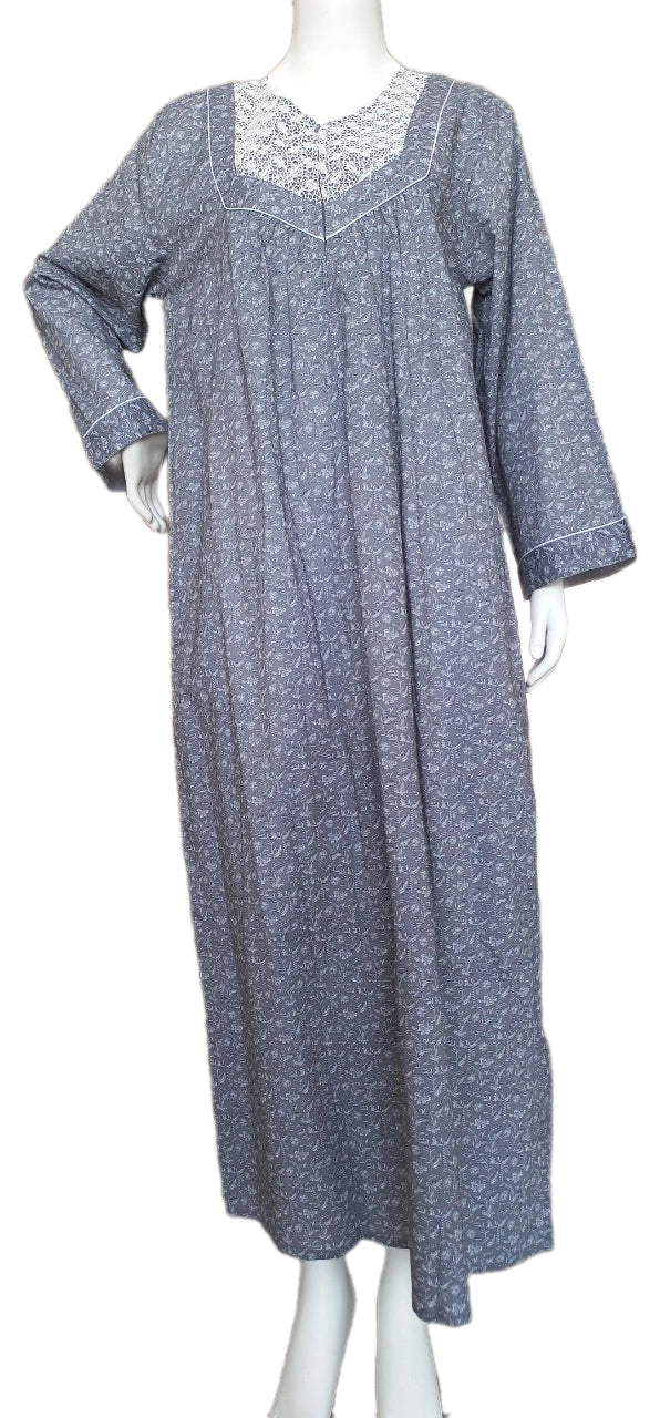 Women's long-sleeved cotton dress 25-17-B-4
