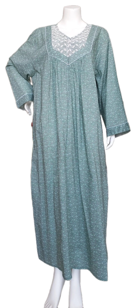 Women's long-sleeved cotton dress 25-17-B-1