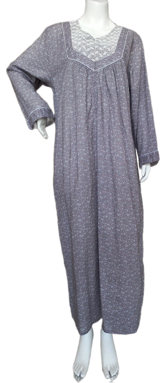Women's long-sleeved cotton dress 25-17-B-2
