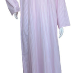 Women's striped long-sleeved cotton dress 25-22-B-1