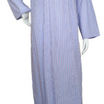 Women's striped long-sleeved cotton dress 25-19-B-2