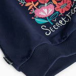 Fleece sweatshirt for baby girl 209012