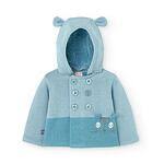 Boboli Baby's Tricot Jacket with Hood Light Blue109123