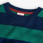 Boboli  sweater for boys  striped navy-green509105