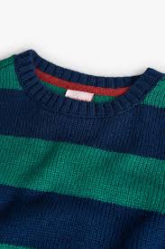 Boboli  sweater for boys  striped navy-green509105