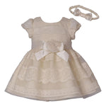 Ballerina Lace & Tulle Party Dress, Bloomers & Headband B3-14617