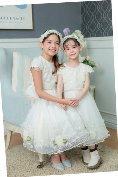 Luxurious and distinctive evening dress for children - Model 1508062