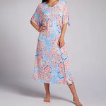 Ellen Tracy Paisley Print Caftan 8925639-942