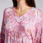 Ellen Tracy Paisley Jersey Caftan 8925649-693
