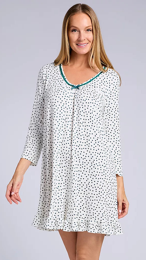 Ellen Tracy + My BrandsJersey 3/4 Sleeve Chemise N10038-271