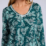 Ellen Tracy + My BrandsJersey 3/4 Sleeve PJ Set w/ Long Pant N70038-315