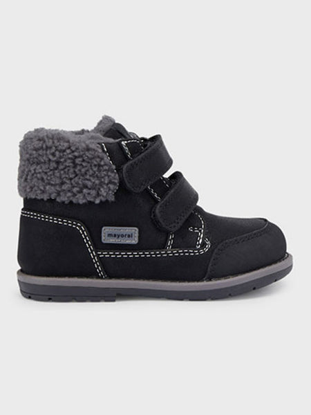 Mayoral Kids Boots with Hoop & Loop Closure Black Code: 12-42344-026