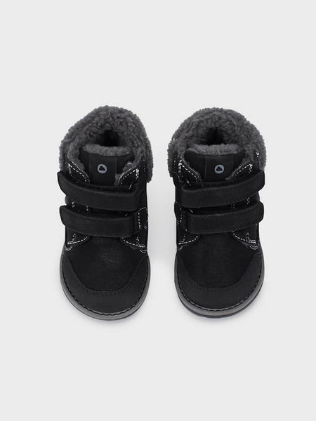 Mayoral Kids Boots with Hoop & Loop Closure Black Code: 12-42344-026