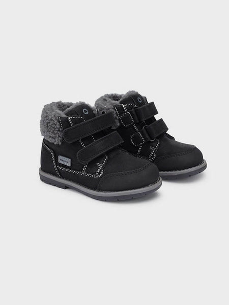 Mayoral Kids Boots with Hoop & Loop Closure Black Code: 12-42344-026