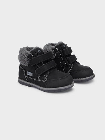 Mayoral Kids Boots with Hoop & Loop Closure Black Code: 12-42344-026