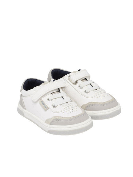 Mayoral Kids Sneakers for Boys with Laces & Strap White Code: 23-41474-048