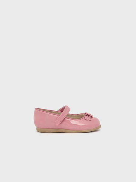 Mayoral Kids Patent Leather Ballerinas with Hoop & Loop Closure Pink Code: 23-41442-078