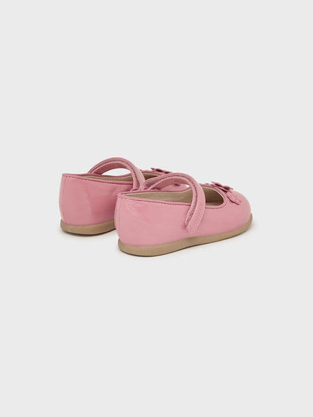 Mayoral Kids Patent Leather Ballerinas with Hoop & Loop Closure Pink Code: 23-41442-078