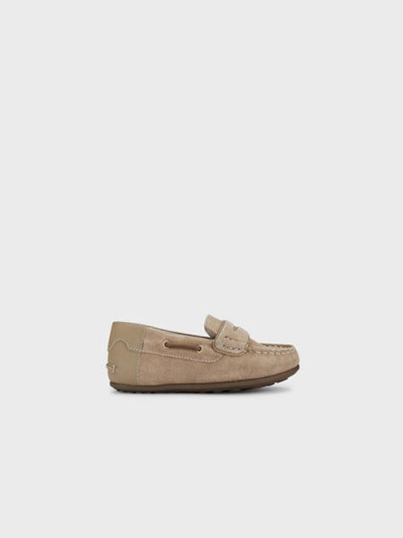 Mayoral Leather Children's Moccasins Beige Code: 23-41484-077