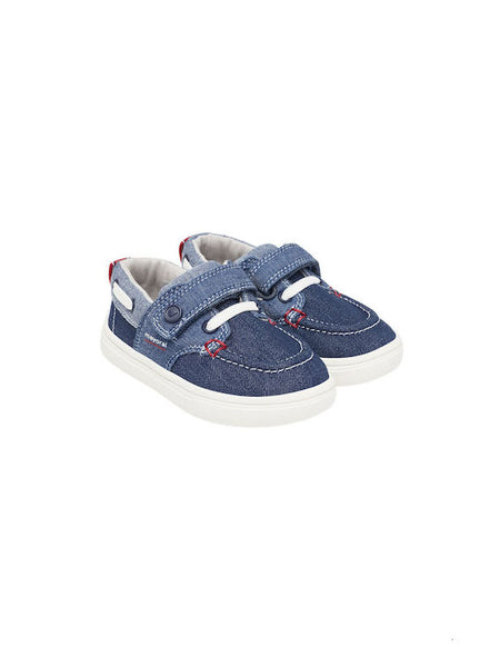 Mayoral Boys Moccasins with Velcro Blue Code: 23-41490-092