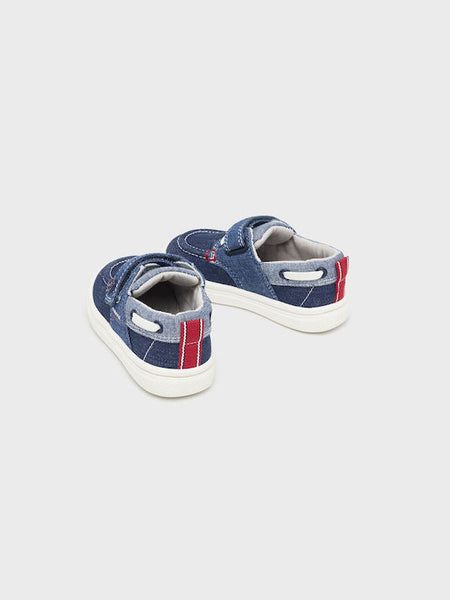 Mayoral Boys Moccasins with Velcro Blue Code: 23-41490-092