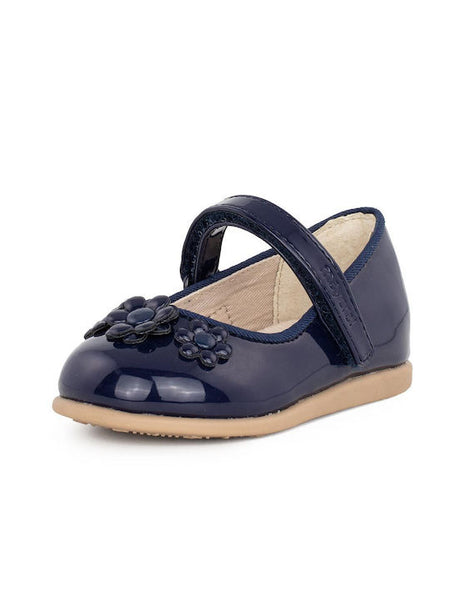 Mayoral Kids Leather Ballerinas with Elastic Strap Blue Code: 23-41442-081