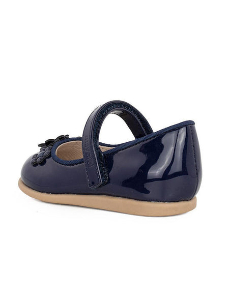 Mayoral Kids Leather Ballerinas with Elastic Strap Blue Code: 23-41442-081