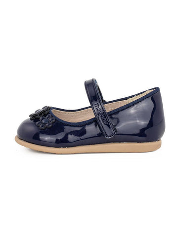 Mayoral Kids Leather Ballerinas with Elastic Strap Blue Code: 23-41442-081