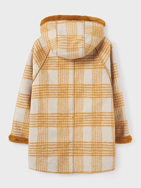 MayoralKids' Coat with Hood Mustard 14-7489--04