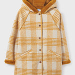 MayoralKids' Coat with Hood Mustard 14-7489--04
