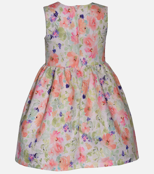 CLEMENTINE FLORAL DRESS WITH CARDIGAN 12307