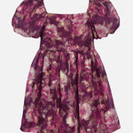 Lea Chiffon Puff Sleeve Dress 12993