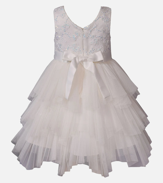 Celia Embroidered Party Dress 13335