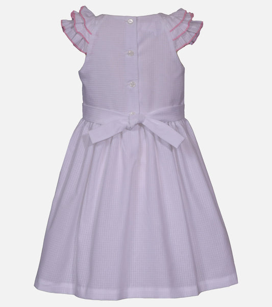 Paige Smocked Flutter Sleeve Dress R3-13275