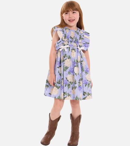 Demi Smocked Pinafore Dress 13283