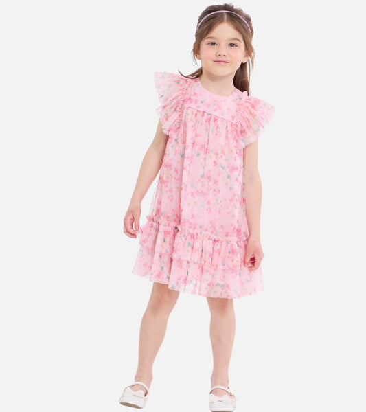 Thea Tiered Flutter Dress 13488