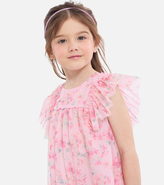 Thea Tiered Flutter Dress 13488
