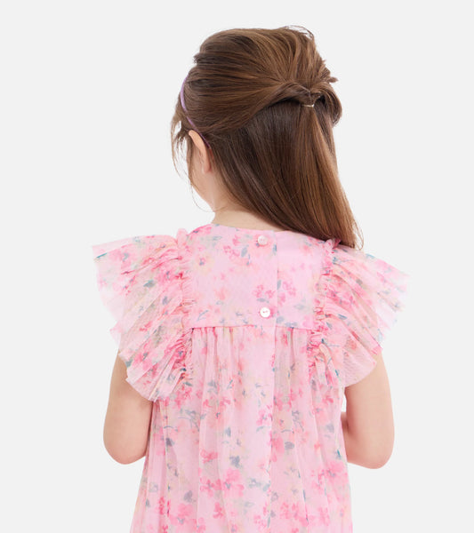 Thea Tiered Flutter Dress 13488