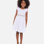 Paige Smocked Flutter Sleeve Dress R3-13275