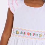 Paige Smocked Flutter Sleeve Dress R3-13275